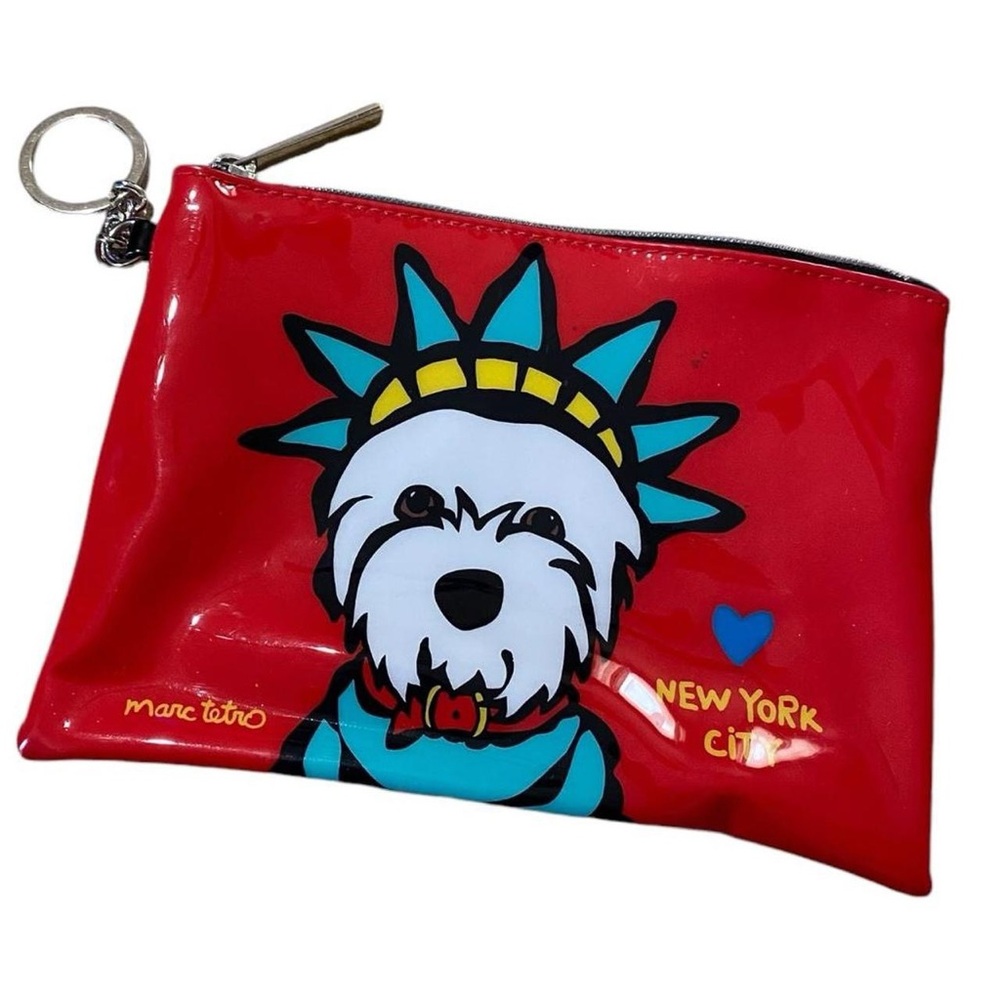 Marc Tetro NYC Liberty Westie Zip Pouch West Highland White Terrier